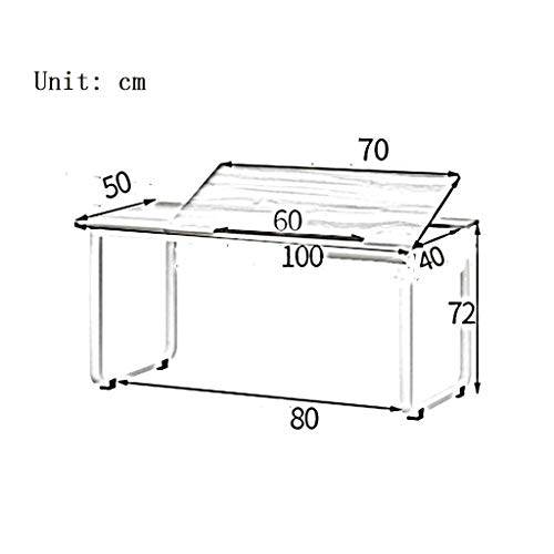 JJDNZ Portable Folding Computer Desk Table Foldable Student Writing Desk Laptop Folding Desk with Adjustable Legs for Small Space Home Office Sch