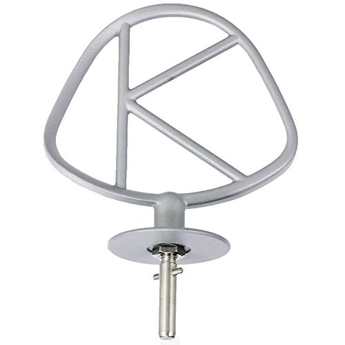 SPARES2GO Aluminium Chef K Beater for Kenwood Stand Mixer Whisk Attachment A701 A901 KM (Replacement for Circlip Type)