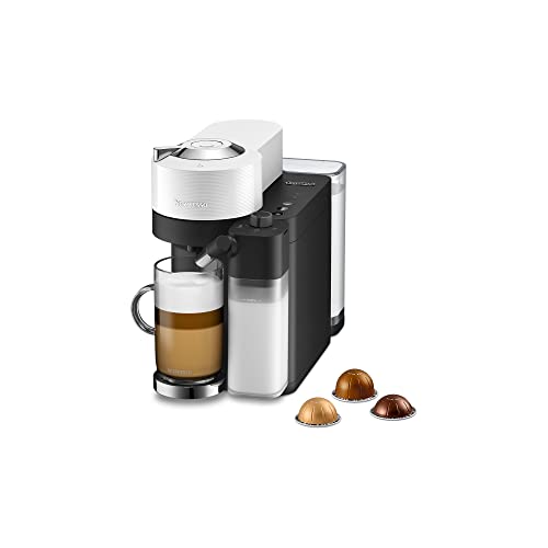 De'Longhi Nespresso Vertuo Lattissima Automatic One Touch Pod Coffee Machine with Integrated Milk Frother for Espresso, Cappuccino and Latte in M