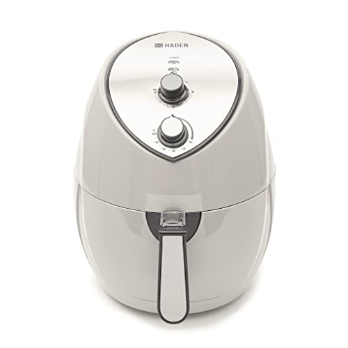 Haden 6L Cream Air Fryer – Family-Friendly, Low-Fat Cooking with Rapid Air Circulation Technology, 30-Min Timer, Adjustable Temperature Control,
