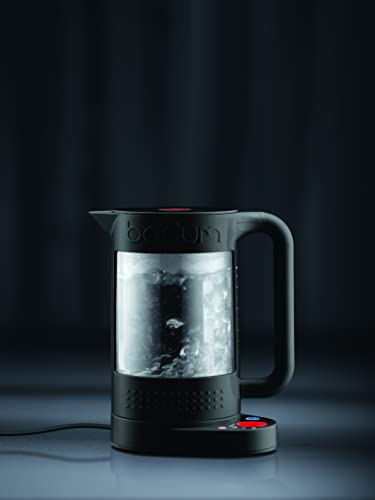 Bodum BISTRO Electric water kettle, double wall with temperature control, 1.1 l, 37 oz, Black, 11659-01UK