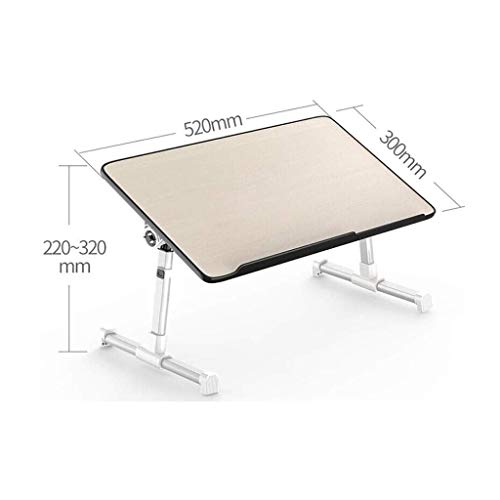 N/A Foldable Computer Desk, Simple Laptop Desk Foldable Dormitory Home Lazy Small Table