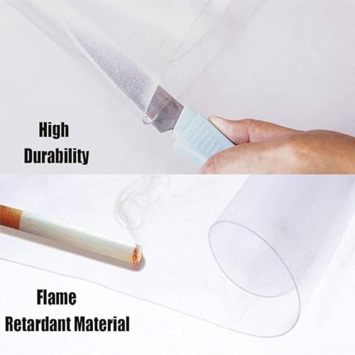 Office Chair Mat for Hardwood Floor, 48"×36" Clear Office Floor Mat, Computer&Desk Chair Mat, PVC Heavy Duty Floor Protector Chair Mats for Rolli