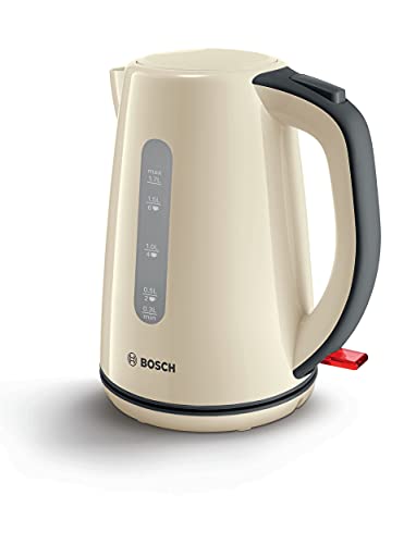 Bosch Country II TWK7507GB Cordless Kettle, 1.7 Litres, 3000 W - Cream