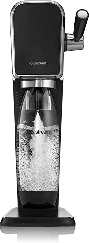 SodaStream Art Sparkling Water Maker Machine- Black + Set of 6 x Pepsi Max concentrates, Sugar-Free