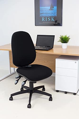 Office Hippo Physio Approved Desk Chair, Ergonomic Home & Office Chair With Adjustable Seat, Back & Lumbar Pump For Comfort & Support, Computer C
