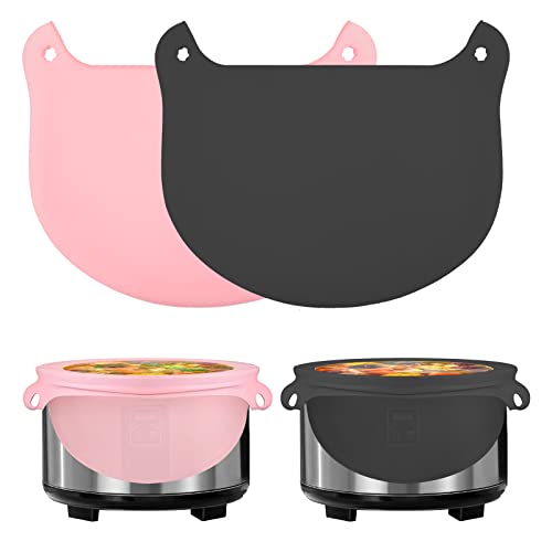 Silicone Slow Cooker Liners, Kitchen Reusable Cooking Bags Leakproof & Easy Clean Bags Liners Fit 6-8 Quarts Crockpot for Oval or Round Pot (A)