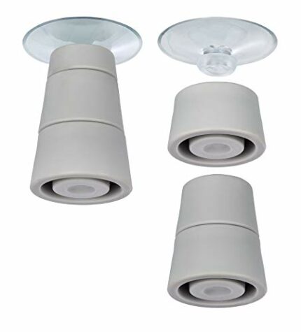 WENKO Feet for Hob Cover Plates Set of 4 - Replacement Feet, PVC, 4.4 x 5 x 4.4 cm, Transparent