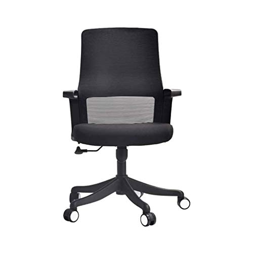 LXXSH Office Chair Back Chair Simple Modern Home Mesh Breathable Office Lift Staff Chair Conference Chair (Color : Gray)