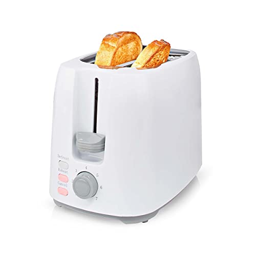 Ex-Pro 2 Slice Toaster, Extra-Wide Slot with Bun Warming Rack, with 7 Variable Browning Settings, Defrost, Reheat and Cancel Functions, Removable