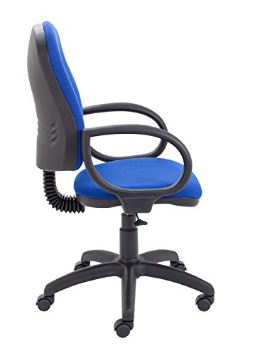 Office Hippo High Back Swivel Desk Chair, Ergonomic Home & Office Chair With Height Adjustable Seat & Backrest, Fixed Arms For Extra Comfort, Com