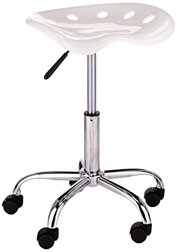 Flash Furniture Barstool, Chrome, Silver, 38.1 x 43.18 x 65.41 cm