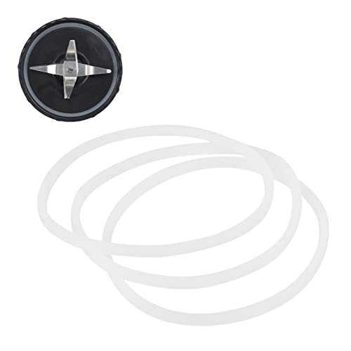 Gasket Replacement Rubber Ring,Mixer Rubber Seal Ring, 3/6 Pieces Replacement Gaskets,3.31 Inch Rubber Ring Seal Rings Gaskets Part for Magic Bul