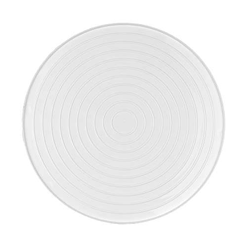 Jazooli Microwave Folding Round Tray Double Tier Plate Dish Bowl Holder Rack Cover Stack Stacker Stand Support Kitchen Cook Organiser Anti-Slip 2