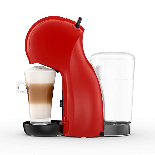 Nescafé Dolce Gusto DeLonghi Piccolo XS Pod Capsule Coffee Machine, Espresso, Cappuccino and more, EDG210.R,0.8 liters, Red and Black EDG 210.R