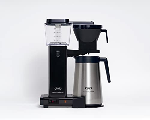Moccamaster KBGT, Coffee Maker, Filter Coffee Machines, Thermos, Black, UK Plug, 1.25 Liters