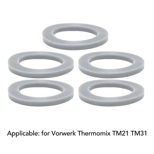 Blender Sealing Ring, Blender Accessory, 5pcs Silicone Blender Protective Rings Mixer Accessory Spare Parts for Vorwerk Thermomix TM21 TM31