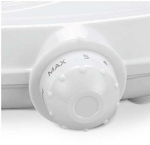 Silva Homeline Double Electric Hob/Cooking Plate DK 2018 - Twin Cast Iron Rings - 2250W – 18cm + 15cm Diameter - Portable Counter-top Design - Wh