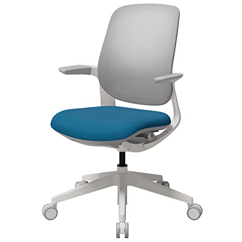 SIDIZ T25 Small Ergonomic Office Chair : Home Office Desk Chair for Petite Adults (4' 9" or Over), Adjustable Seat Height, Weight-Activated Auto