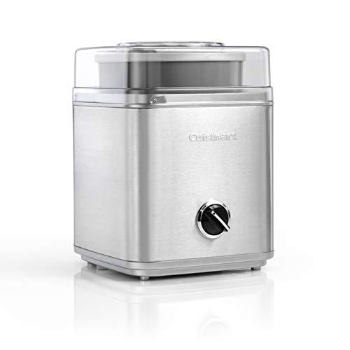 Cuisinart Ice Cream Deluxe, Pre-Freeze Ice Cream, Frozen Yoghurt and Sorbet Maker, Silver, ICE30BCU
