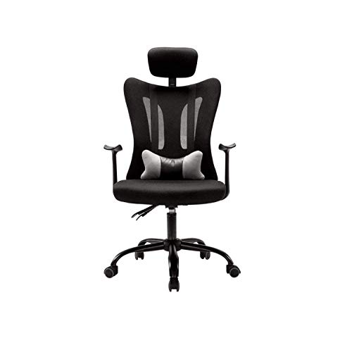 LXXSH Reclining Computer Chair Office Chair Mesh Rotating Chair Back Chair Stool Fashionable Simple Home