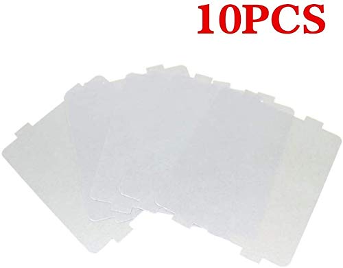 WuYan 10pcs Universal Microwave Ovens Sheets, Mica Plates for Galanz for Midea for Panasonic LG Magnetron Cap, 9.9cm*10.8cm Thicken