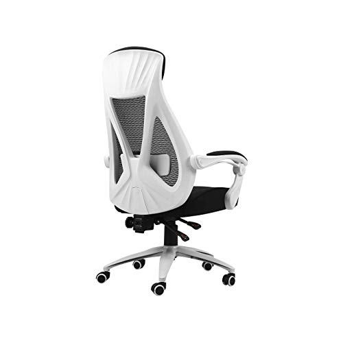 NXYJD Ergonomic High Back Executive Mesh Chair, with Adjustable Lumbar Support, Headrest and Armrests Office Chair Computer Chair