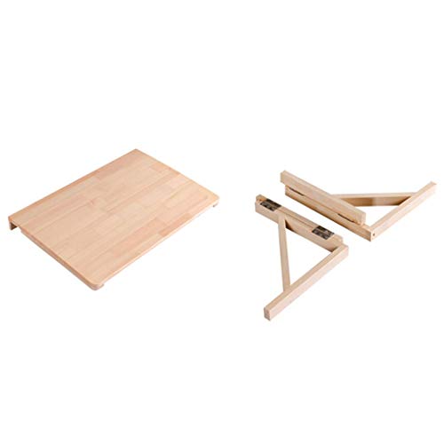MYYINGELE Simple Household Folding Table, Wall-Mounted Dining Table, Home Office Children Study Desk, Small Square Table With 2 Brackets, Writing