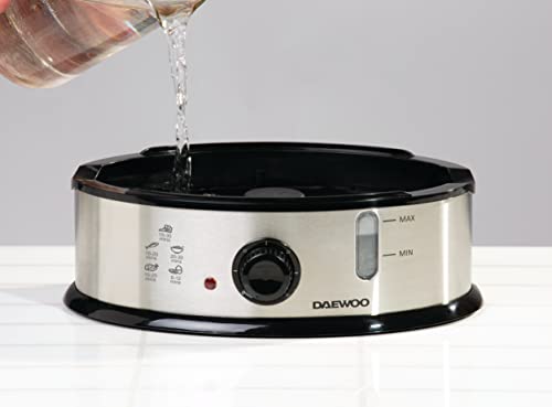 Daewoo Food Steamer, 3 Tier With Rice Bowl, 9 Litre Capacity, Promotes Healthy Living