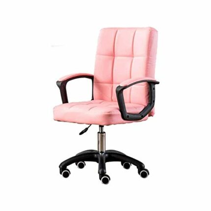 WALNUT Computer Chair Reclining Lunch Break Chair Office Home Comfortable Chair Ergonomic Fixed Armrest (Color : E)