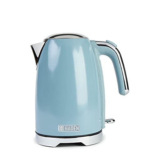 Haden Brighton Cornish Cream Kettle – Jug-Style Electric Fast Boil Kettle - Stainless Steel Body - Boil Dry Protection - Water Window And Scale -
