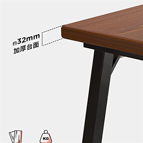 SDFGH Solid Wood Computer Desk Desktop Office Desk Home Writing Desk Lamp Double (Color : D, Size : 100CM)