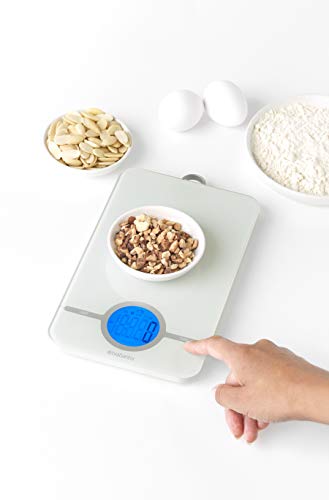 Brabantia 122668 Tasty+ Digital Kitchen Scales, Light Grey