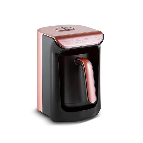 KARACA Hatir Hüps Turkish Coffee Machine Cream, For 5 People, Fully Automatic Coffee Machine, Turkish Mocha with Milk, Hot Chocolate, Instant Cof