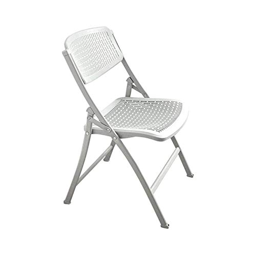 LXXSH Folding Chair Meeting Chair Office Chair Meeting Room Chair Training Chair Home Backrest Chair Computer Chair Meeting Chair (Color : Black)