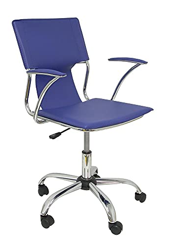 Piqueras and Crespo 214 – Ergonomic Office Chair with Fixed Arms, Adjustable Height and 360 Degree Rotating