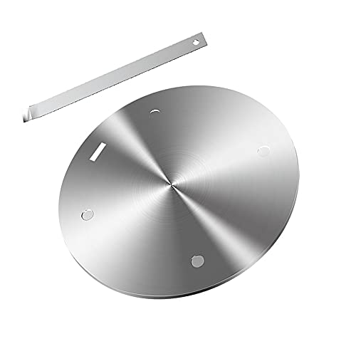 Heat Diffuser for Induction Hob,Heat Diffuser Induction Plate,Induction Adapter Plate with Separable Handle,Ceramic Pot Stainless Steel Heat Diff