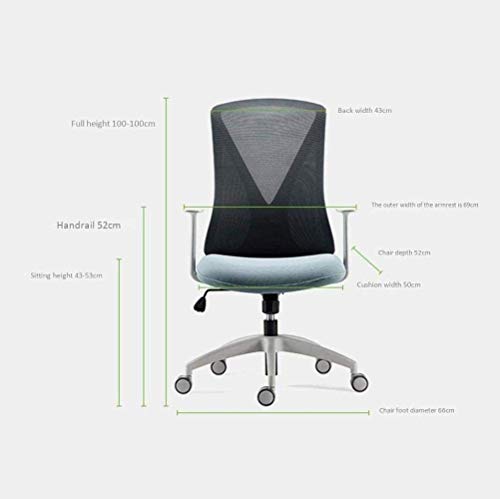 KJHD Computer Chair Home Chair Office Chair Sedentary Comfortable Ergonomic Chair Desk Chair Swivel Chair (Color : A)