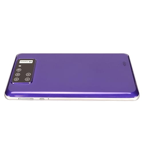7 Inch Tablet IPS Screen Purple for Android 10 100‑240V 4GB 32GB 1200x1920 HD Resolution 6000mAh Battery Kids Tablet for Seniors (UK Plug)