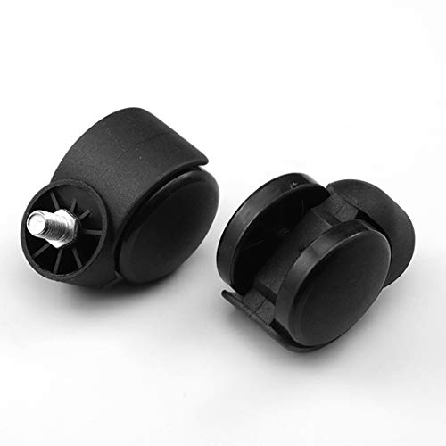 Office Chair Wheel For Hard Floors, Swivel Office Chair Wear-Resistant Double Bearing 80Kg Suitable For All Kinds Of Office Chairs, Furniture Cas