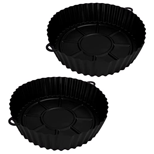 Air Fryer Silicone Pot, 7.5inch Reusable Air Fryer Liners, Air Fryer Accessories, Air Fryer Silicone Liner, Airfryer Liners Air Fryer Basket Fits
