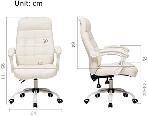 HJW Game Chair Office Chair Swivel Chair, with Armrests 360°Swivel Computer Chair for Home Office Armchair