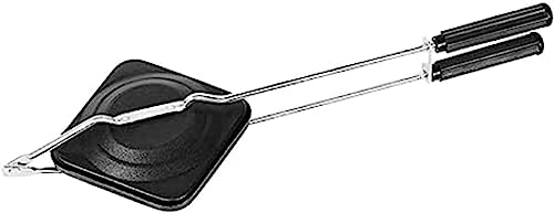 IndiaBigShop Non - Stick Sandwich Maker Grill Toaster For Kids Sandwich Double Sided Pan Sandwich Maker Dishwasher Safe Black Colour Size 16 X 6