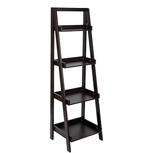 Mu Household Shelves Shelving 4-Tier Decor Bookshelf Bookcase Storage Shelf Flower Shelf Plant Display Shelf for Home Office Racks