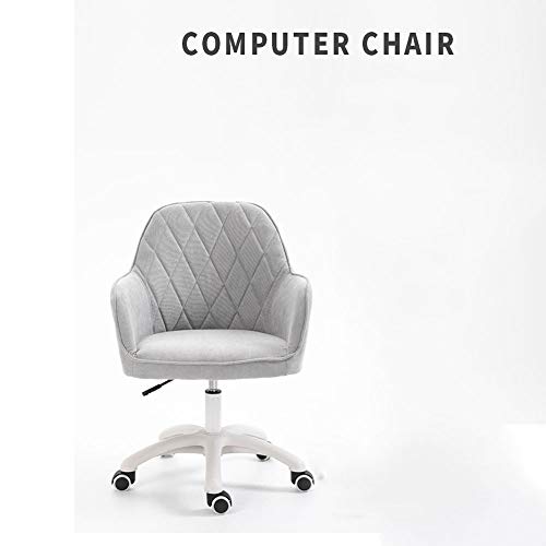 LEPSJGC Stylish Computer Chair Lifting & Rotary Sofa for Student Dormitory Home Fabric Game Chair Office Chairs with Wheels