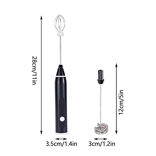 Hand Mixer, Electric Whisk, Mini 3 Speed Portable Small Blenders, Food Collection Cake Mixer for Baking, Stainless Steel Dough Whisk Kneaders for
