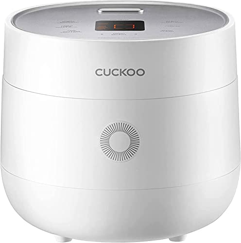 CUCKOO CR-0675F | 6-Cup (Uncooked) Micom Rice Cooker | 13 Menu Options: Quinoa, Oatmeal, Brown Rice & More, Touch-Screen, Nonstick Inner Pot | Wh