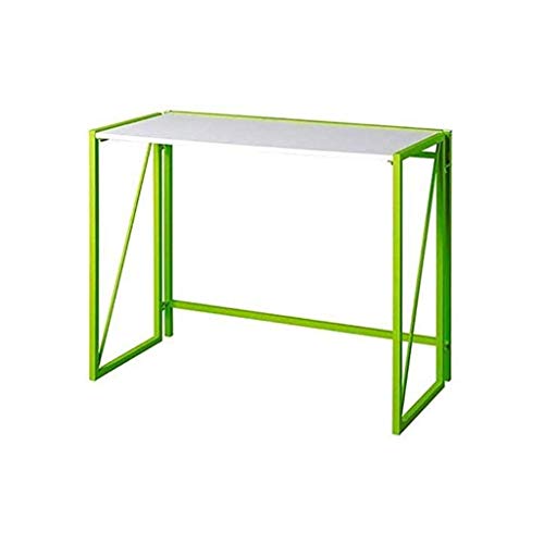 LUKEO Creative Folding Desk, Stylish Learning Computer Desk Home Desk Writing Desk Long, Green