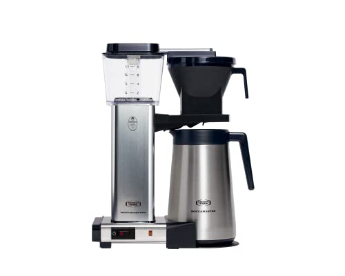 Moccamaster KBGT, Coffee Maker, Filter Coffee Machines, Thermos, Black, UK Plug, 1.25 Liters