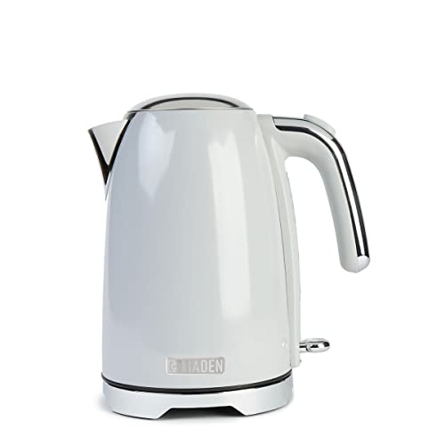 Haden Brighton Cornish Cream Kettle – Jug-Style Electric Fast Boil Kettle - Stainless Steel Body - Boil Dry Protection - Water Window And Scale -